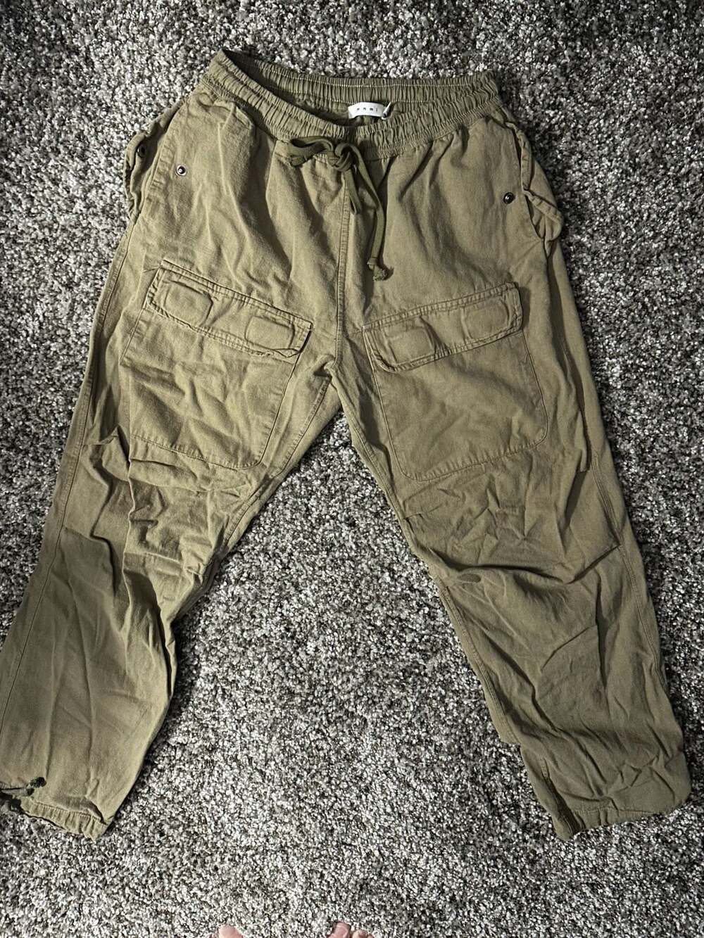 mnml Green Utility Jogger Cargo Pants Size M